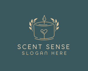 Scented Candle Decor logo design