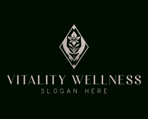 Floral Wellness Spa logo design