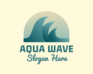 Beach Wave Summer Resort  logo design