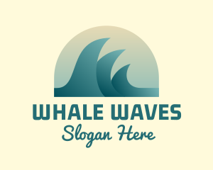 Beach Wave Summer Resort  logo design