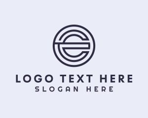 Digital Agency - Startup Business Insurance Letter E logo design