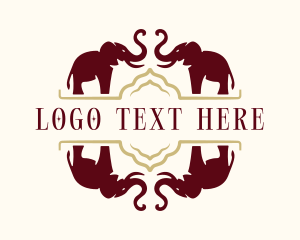 Travelling - Thailand Elephant Tourism logo design