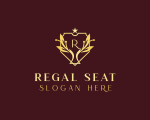 Regal Shield Monarch logo design