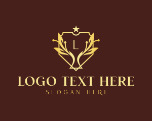 Monarch - Regal Shield Monarch logo design