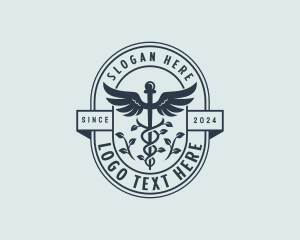 Medicine - Organic Pharmacy Caduceus logo design