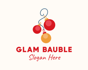 Bauble - Holiday Christmas Balls logo design