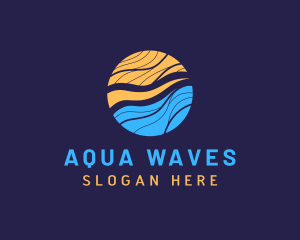 Waves - Business Wave Brand logo design