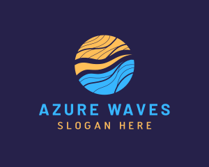 Business Wave Brand logo design