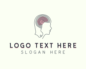 Brain - Mental Health Psychologist logo design