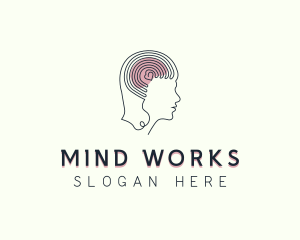 Mental Health Psychologist logo design