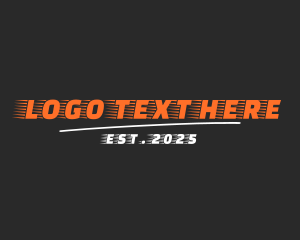 Transfer - Fast Racing Font logo design
