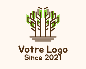 Environment Friendly - Brown Natura Park logo design