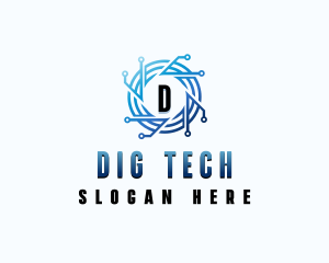 IT Tech App logo design