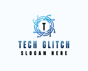 IT Tech App logo design