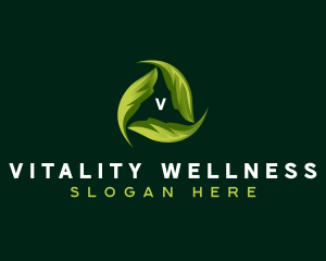 Nature Leaf Wellness logo design