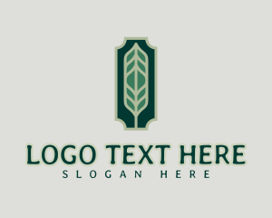 Organic - Premium Leaf Garden logo design