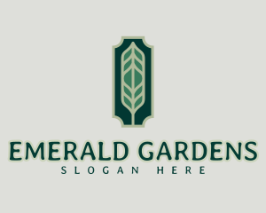 Premium Leaf Garden logo design