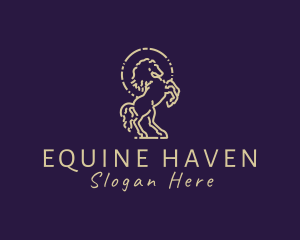 Stable - Stallion Equestrian Wildlife logo design