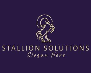 Stallion - Stallion Equestrian Wildlife logo design