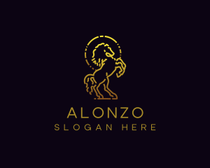 Stallion Equestrian Wildlife logo design