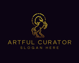 Stallion Equestrian Wildlife logo design