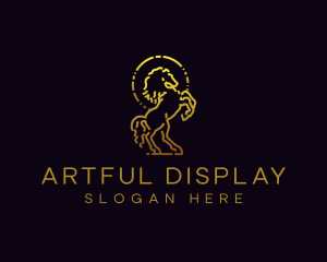 Stallion Equestrian Wildlife logo design