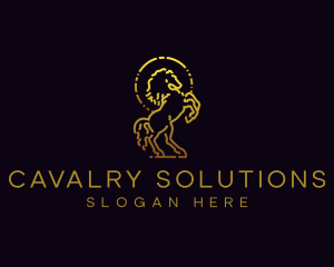 Stallion Equestrian Wildlife logo design