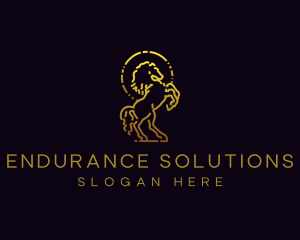 Stallion Equestrian Wildlife logo design