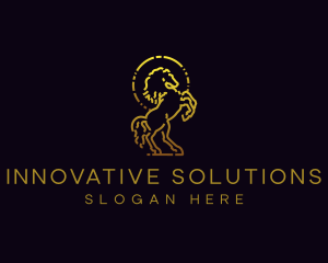 Stallion Equestrian Wildlife logo design