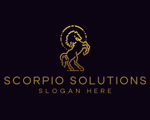 Stallion Equestrian Wildlife logo design