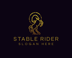 Stallion Equestrian Wildlife logo design