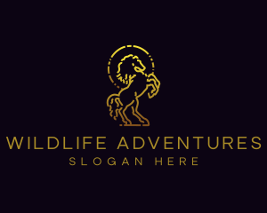 Stallion Equestrian Wildlife logo design