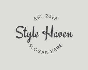 Luxury Cursive Business Logo