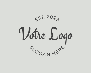 Luxury Cursive Business Logo