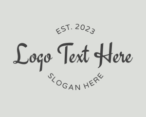 Luxury Cursive Business Logo