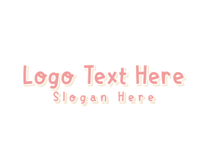 Apparel Playful Wordmark Logo