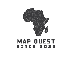 African Map Safari  logo design