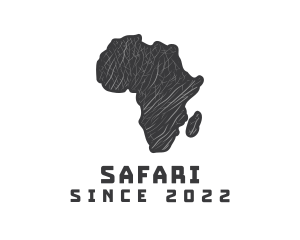 African Map Safari  logo design