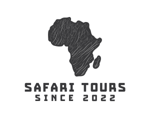 African Map Safari  logo design