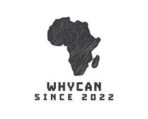 Jungle - African Map Safari logo design