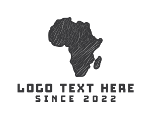 Savannah - African Map Safari logo design