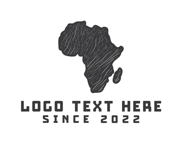 Conservation - African Map Safari logo design