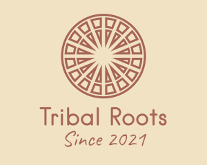 Tribal Aztec Centerpiece  logo design