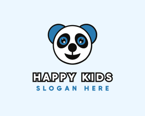 Happy Baby Panda logo design