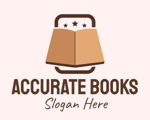 Academic Book Badge logo design