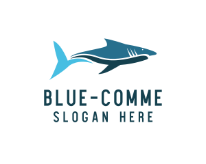 Conservation - Ocean Shark Fish logo design
