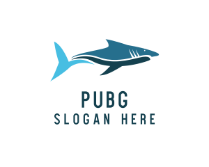 Sea Creature - Ocean Shark Fish logo design