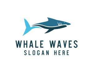 Ocean Shark Fish  logo design