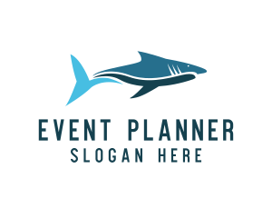 Surf - Ocean Shark Fish logo design