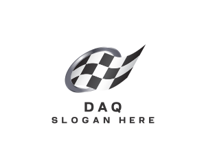 Racing Flag Garage Logo